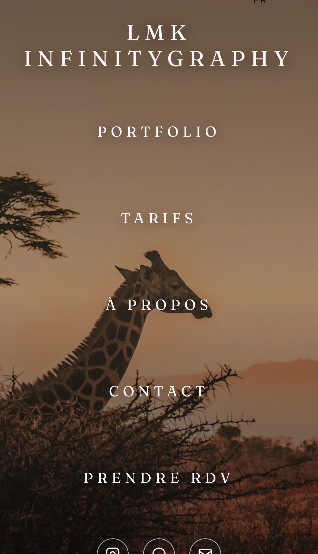 Site professionnel — Photographe